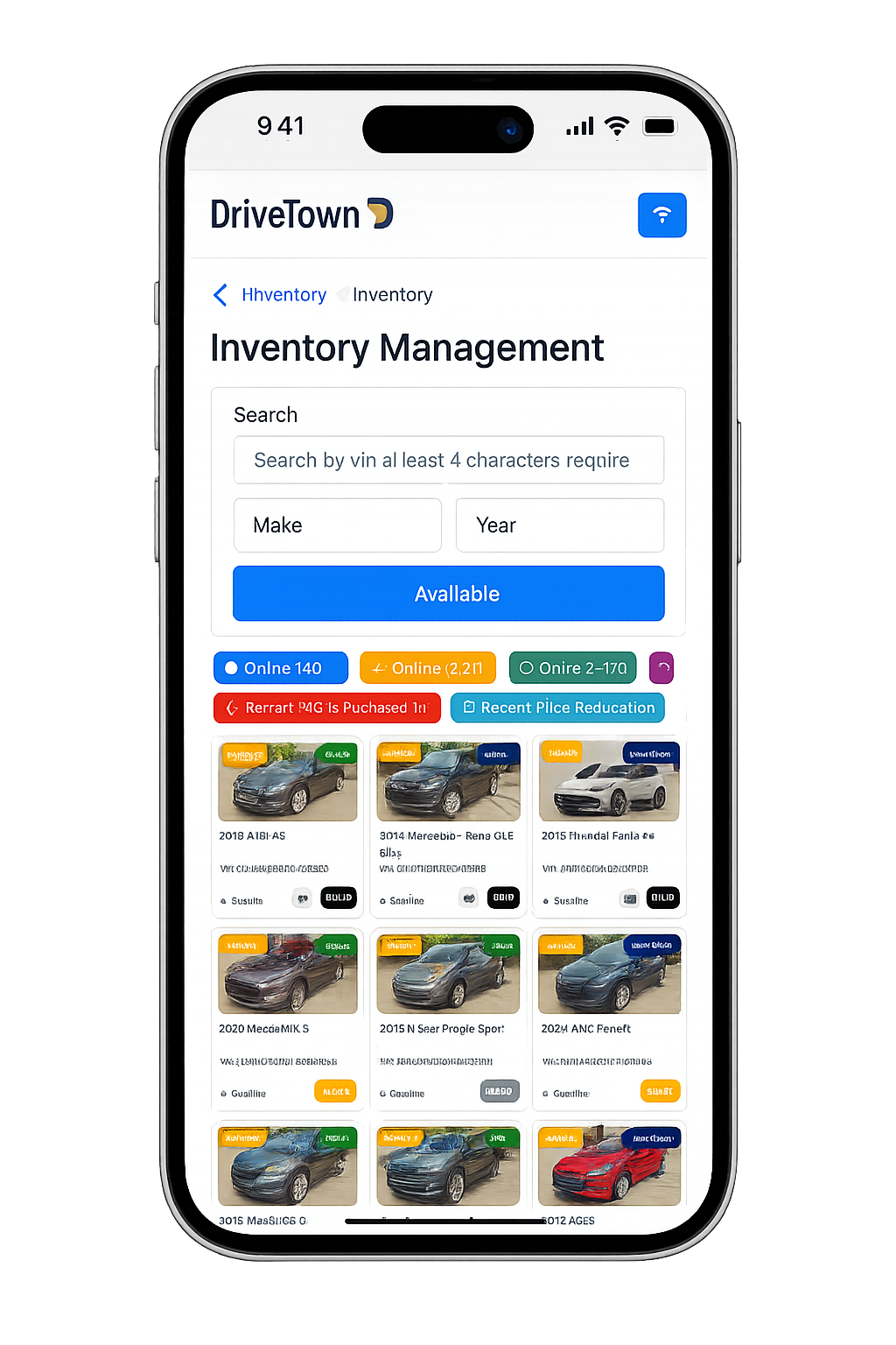 XEEDED iPhone Dashboard